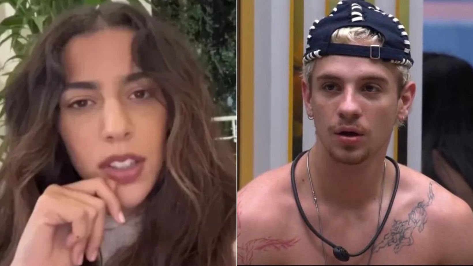 Juliano Floss e Marina Sena