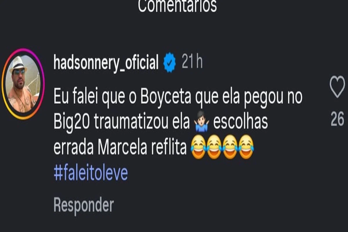 comentario hadson nery