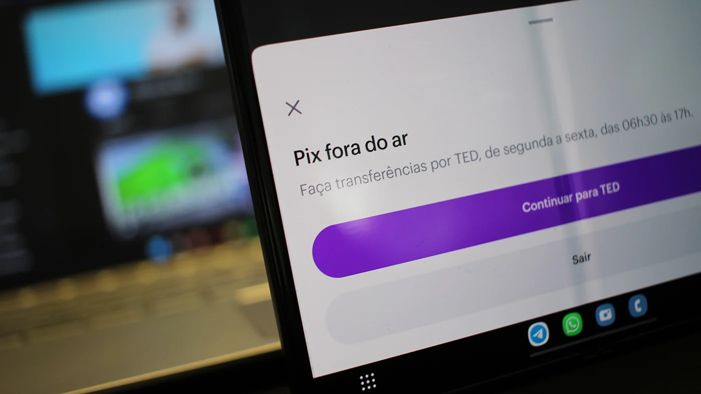 PIX apresenta falhas neste domingo 