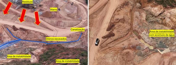 Imagens aéreas/Relatório/Ação Ambiental