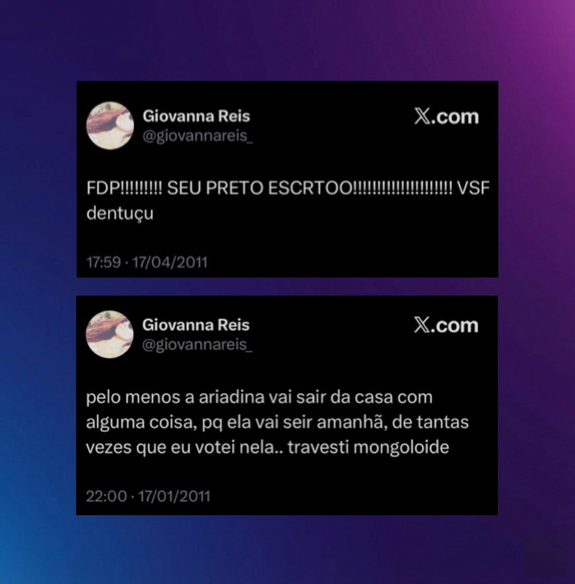 tweet giovanna