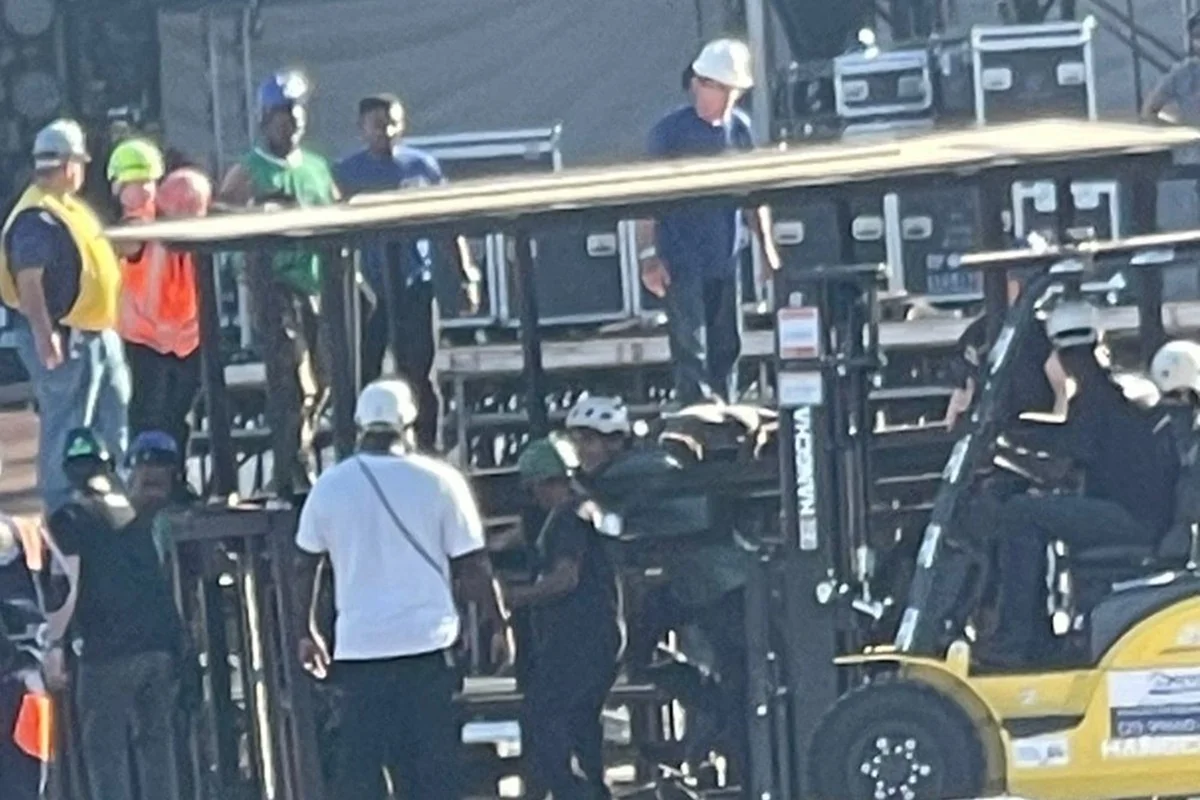 acidente show de shakira