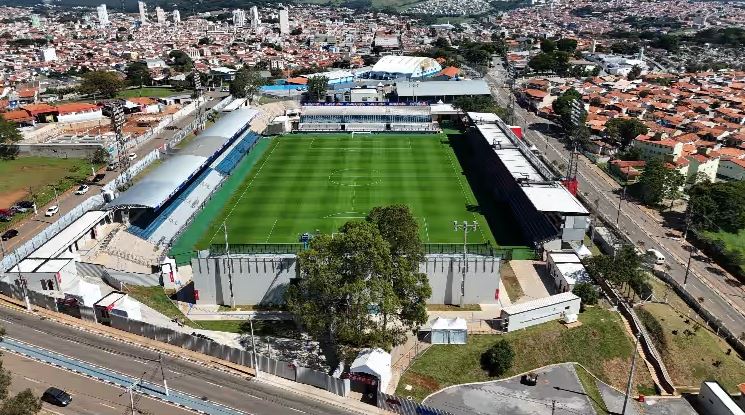 Estádio Cícero de Souza Marques, em Bragança Paulista. (Foto: Reprodução/RB Bragantino)