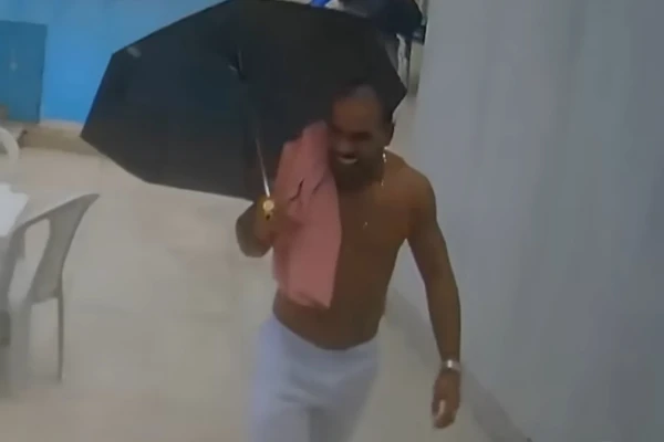 Traficante Dada em esconderijo de luxo no Vidigal, no Rio de Janeiro