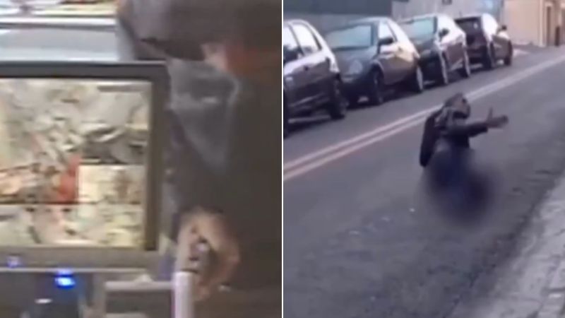 Ladrão chora e pede perdão após ser baleado durante assalto a mercadinho: 'Tenho filho pequeno'; assista