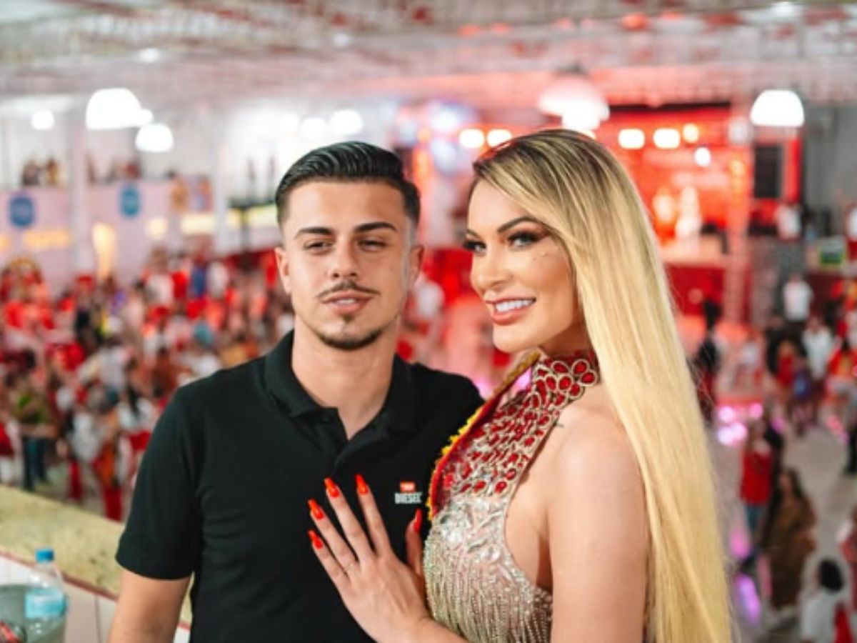 Andressa Urach e Flávio Giglioli 