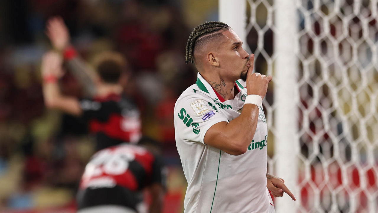 Palmeiras abriu sete pontos de vantagem na liderança para o Flamengo (Fotos: Cesar Greco/Palmeiras)