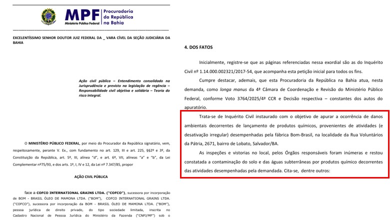 Petição Inicial/MPF