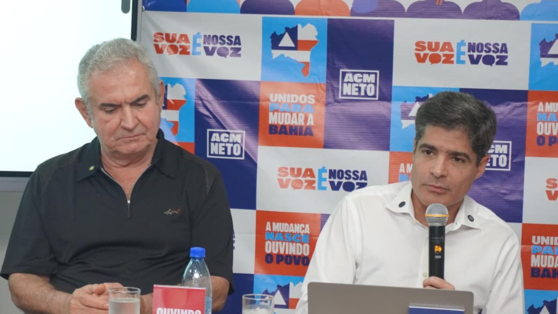Angelo Coronel e ACM Neto negam atrito político e rebatem rumores: “Vejo mais que minha esposa”