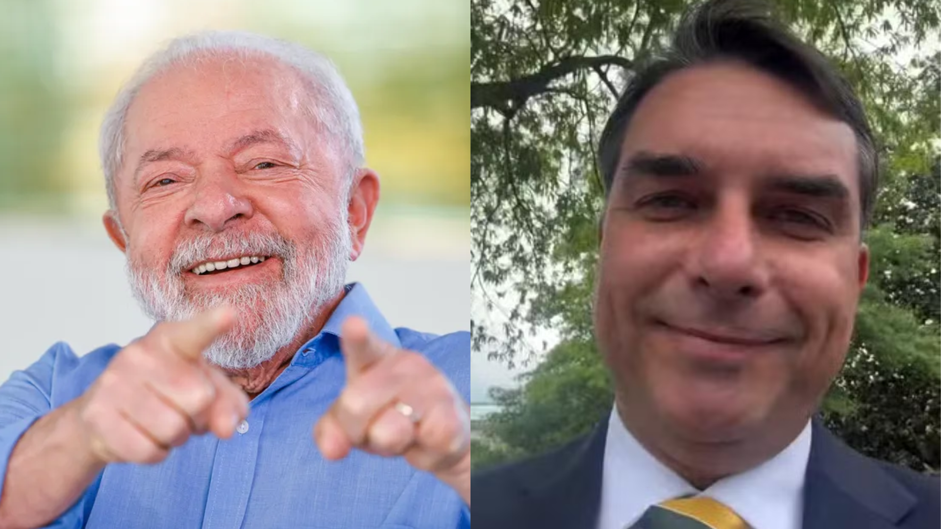 Flávio diz que foi à Casa Branca a convite do presidente Lula; veja o momento