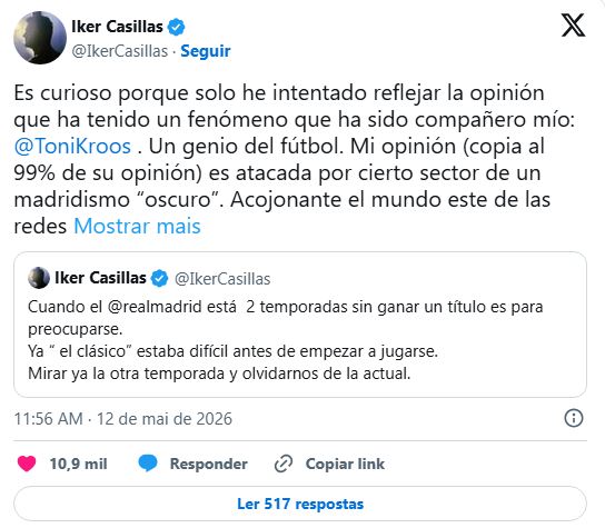 Reprodução- X