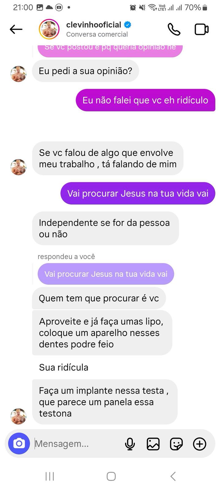 Reprodução: prints/Instagram