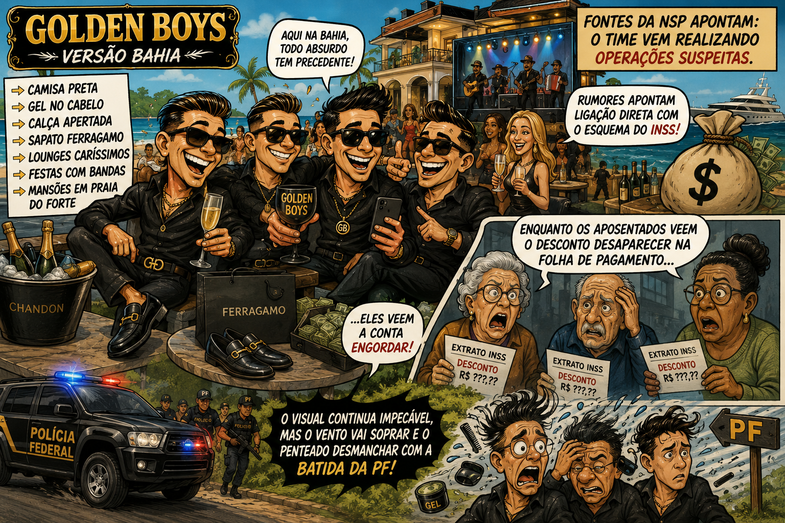 Na Sombra do Poder: Golden Boys Baianos