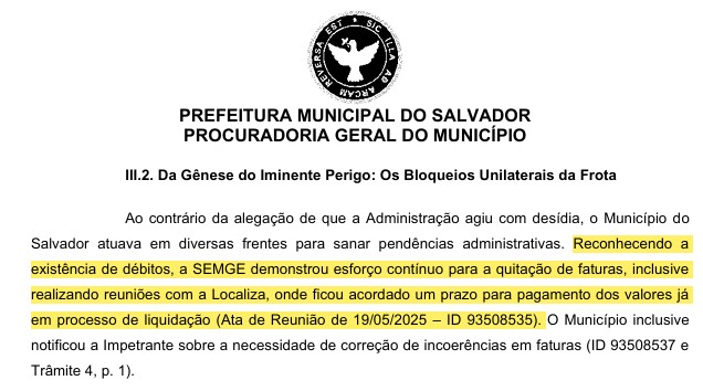Defesa/Prefeitura de Salvador