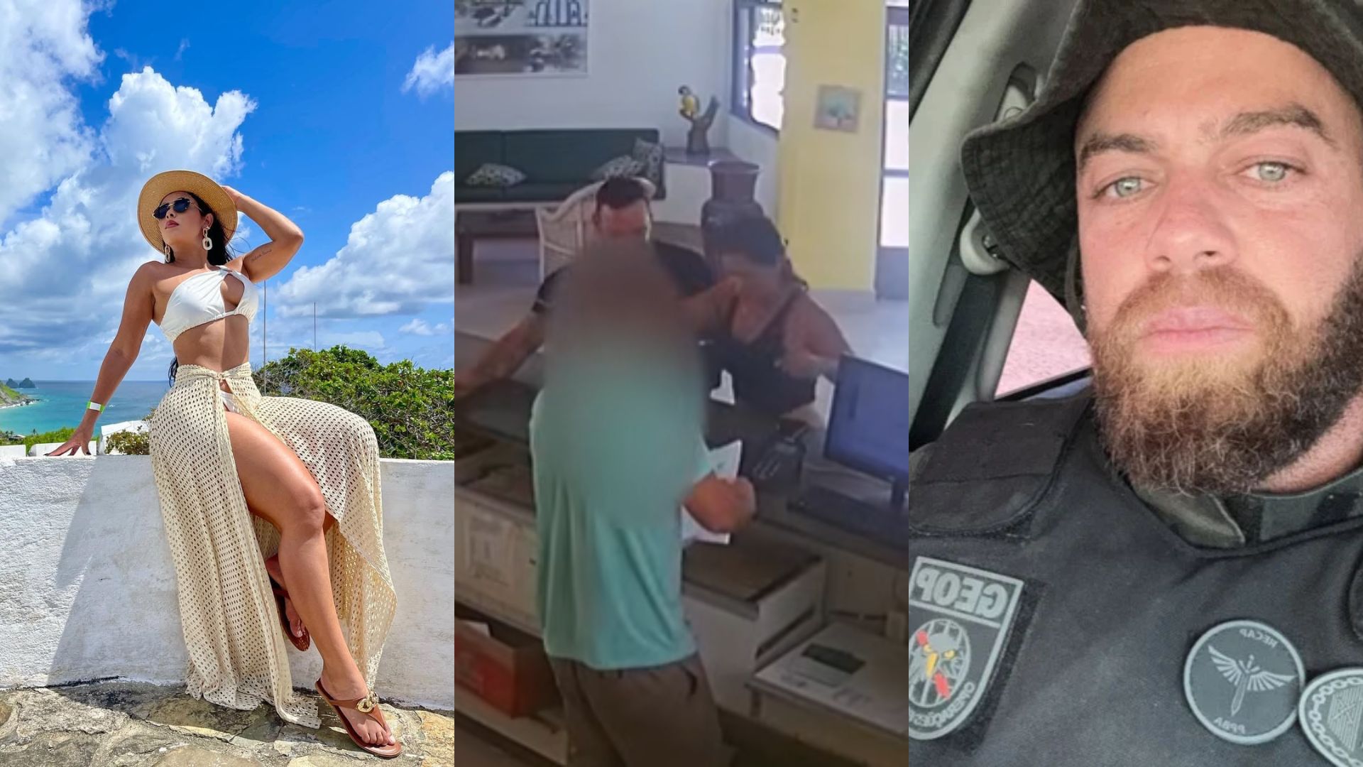 Vídeo mostra movimentação de ex-diretor de presídio da Bahia antes de assassinar empresária em quarto de hotel; ASSISTA