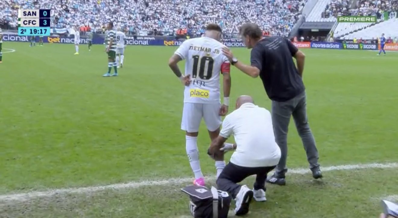 É grave ou não? Santos responde médico da Seleção Brasileira após novo diagnóstico de Neymar