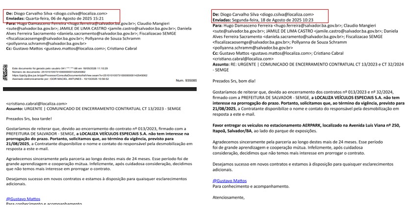 Encaminhamentos da notificação 