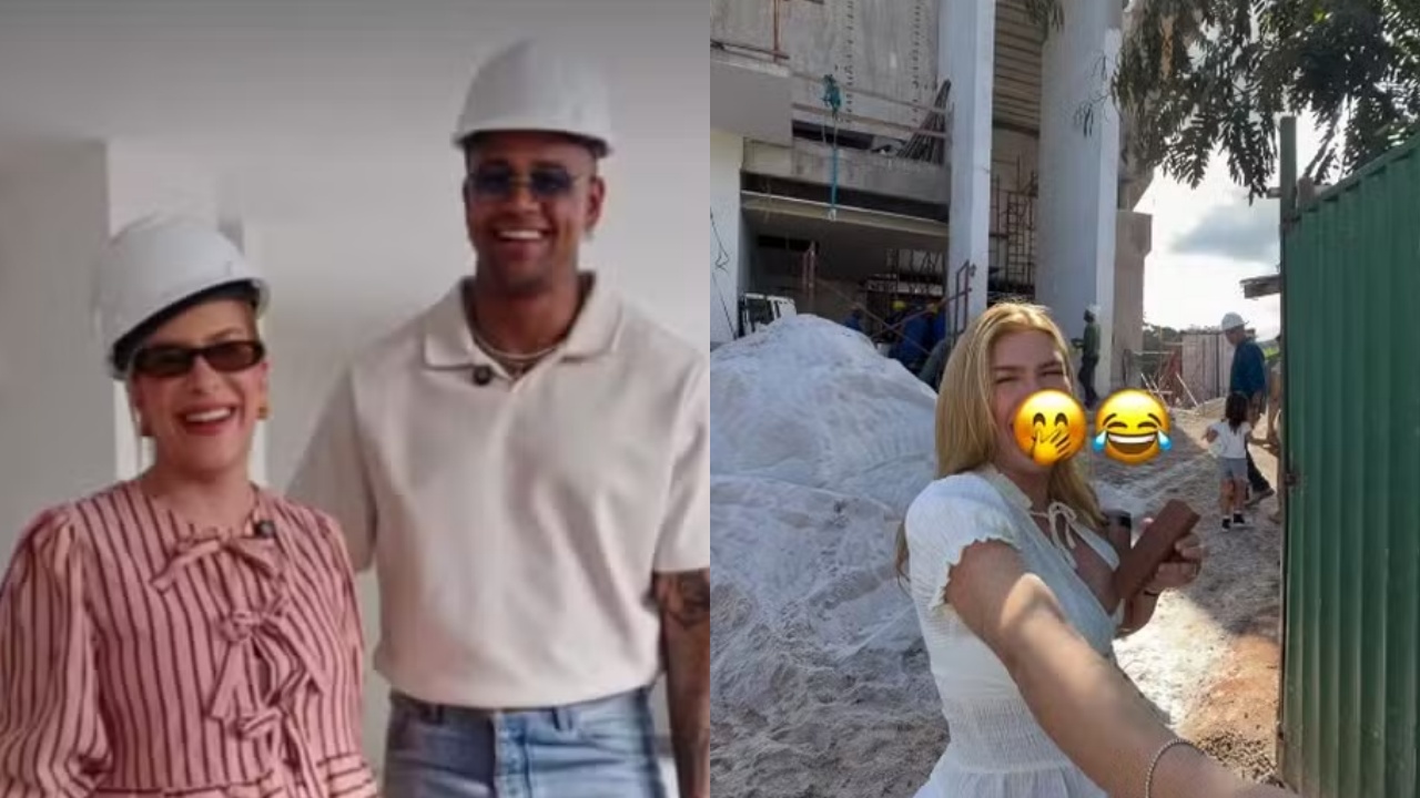 GIGANTESCA! Léo Santana e Lore Improta revelam novos detalhes da mansão de luxo e entregam previsão para se mudar; veja vídeos
