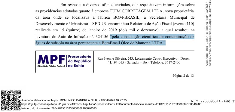 Relatório MPF