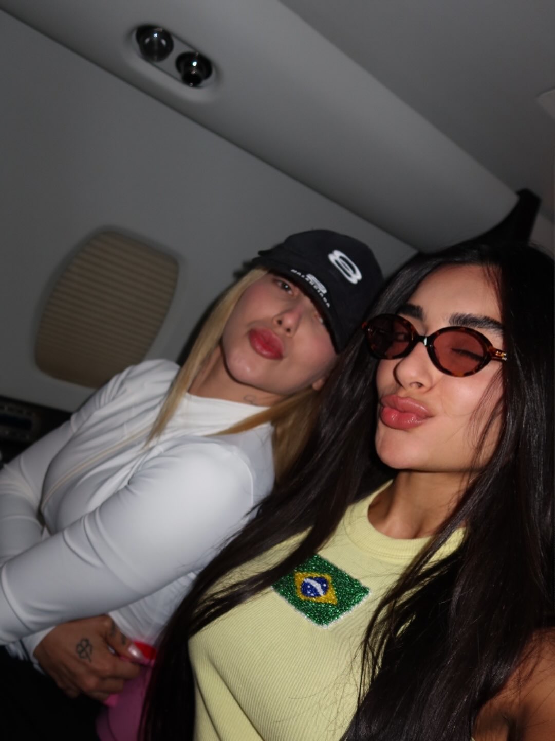 Virginia e Duda em viagem