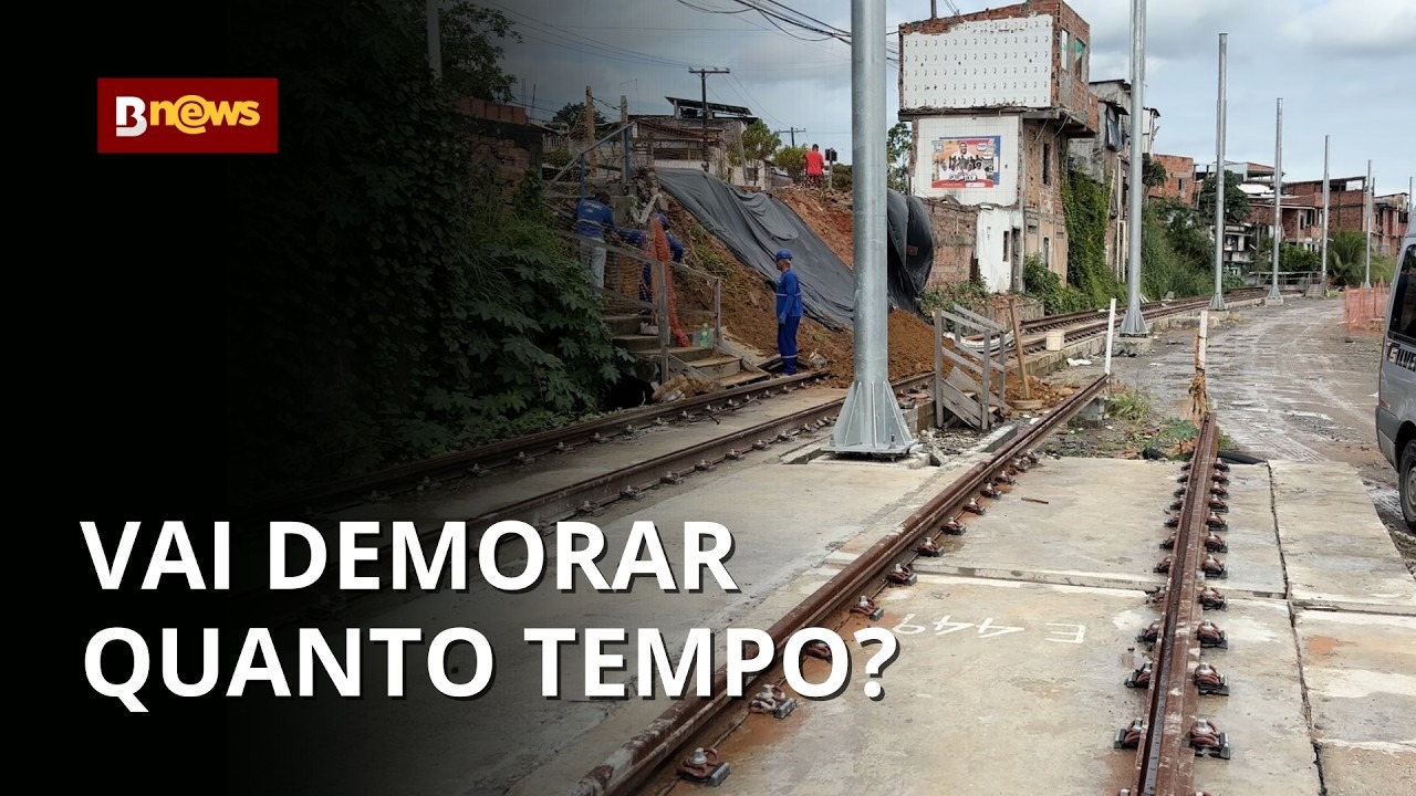 Obras atrasadas ou avançadas? Saiba detalhes do cronograma do VLT de Salvador; assista