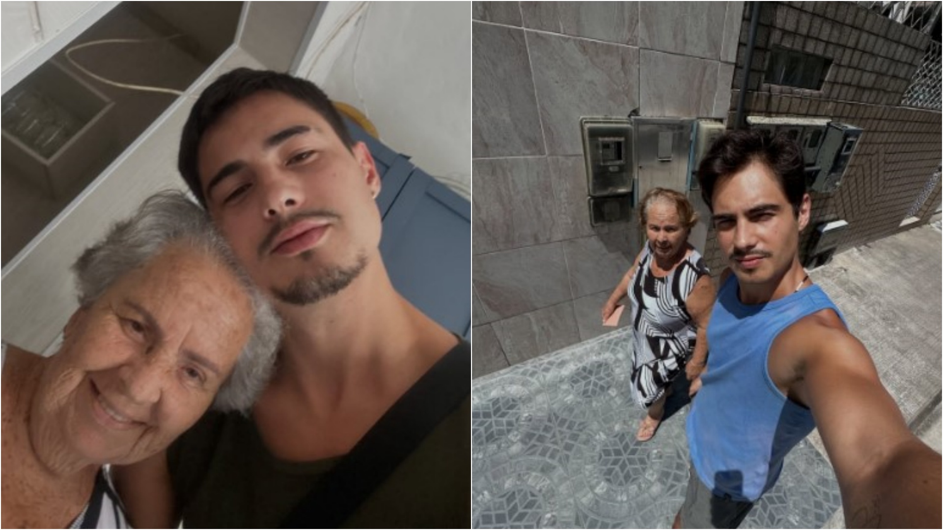 danilo mesquita e avó