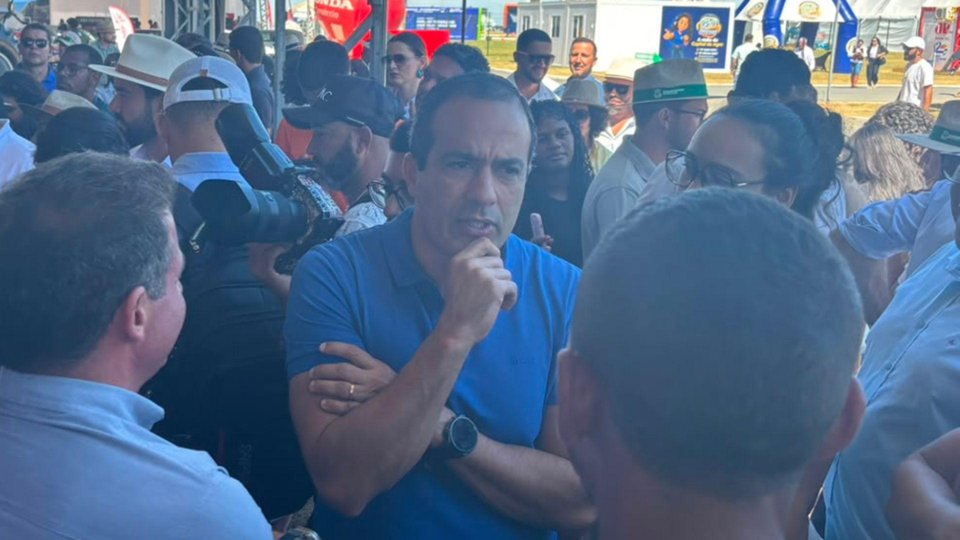 Bahia Farm Show: Bruno Reis minimiza impacto de apoio a Flávio Bolsonaro na campanha de ACM Neto e dispara contra o PT