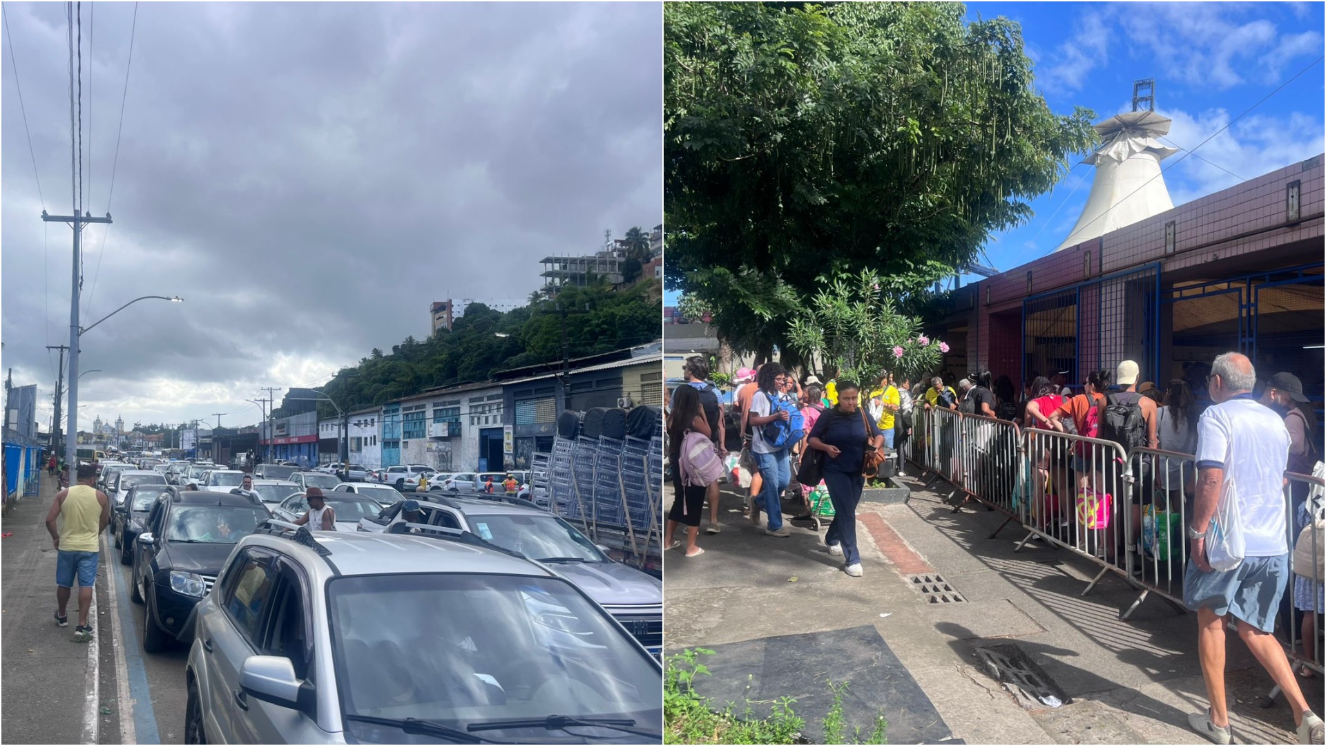 CAOS NO FERRY! Longas filas geram horas de espera para embarque no terminal São Joaquim