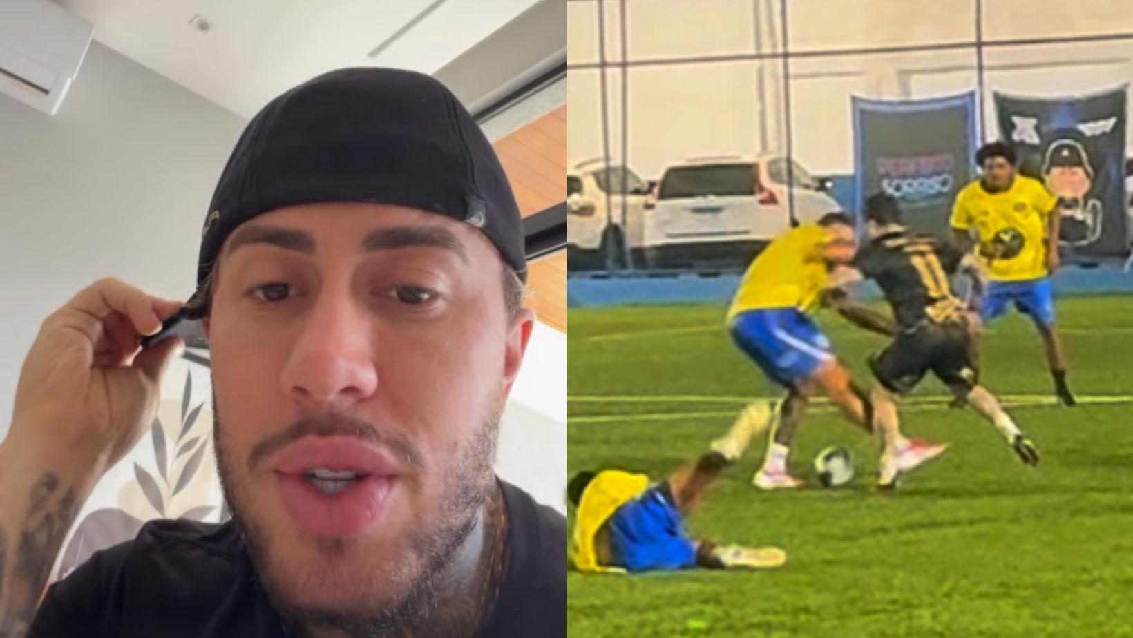 MC Daniel lamenta agressão durante jogo beneficente e faz desabafo nas redes; veja