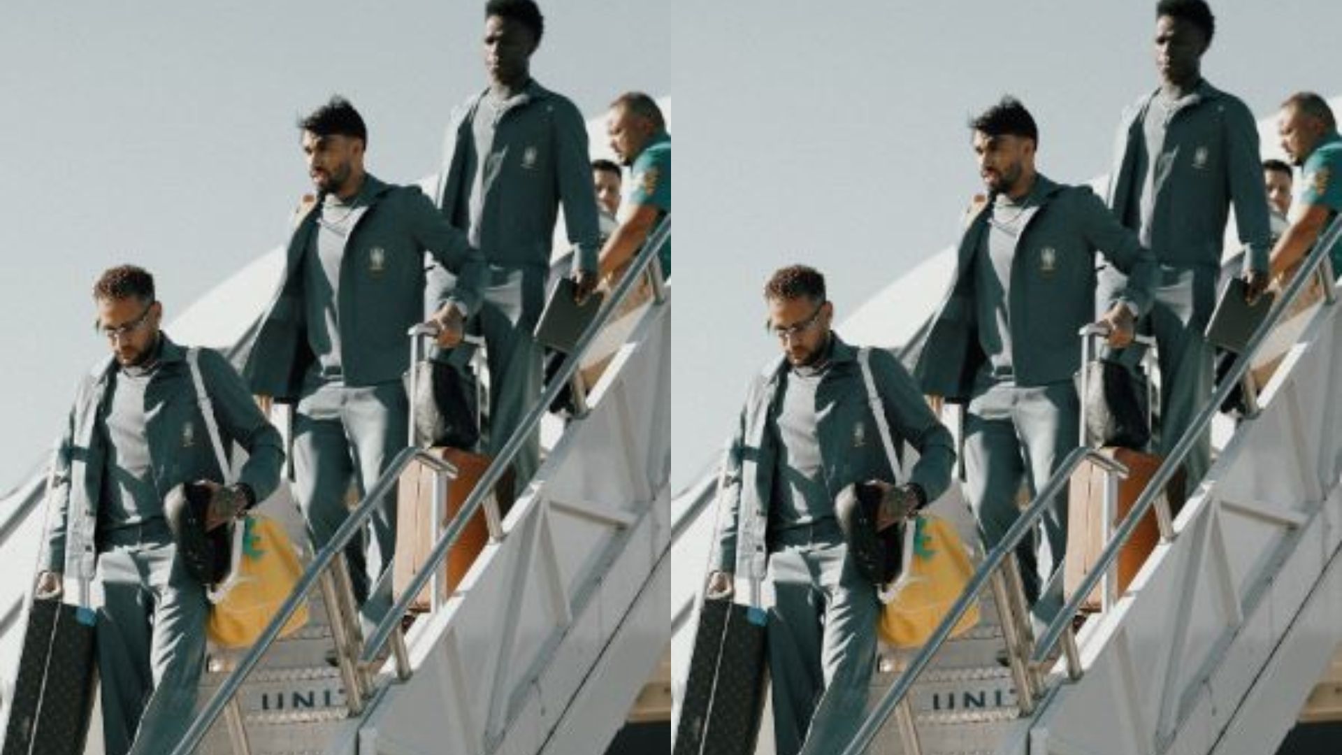 Trajes da Seleção Brasileira usados em viagem para Copa do Mundo são detonados na internet: “Parece uniforme de mecânico”