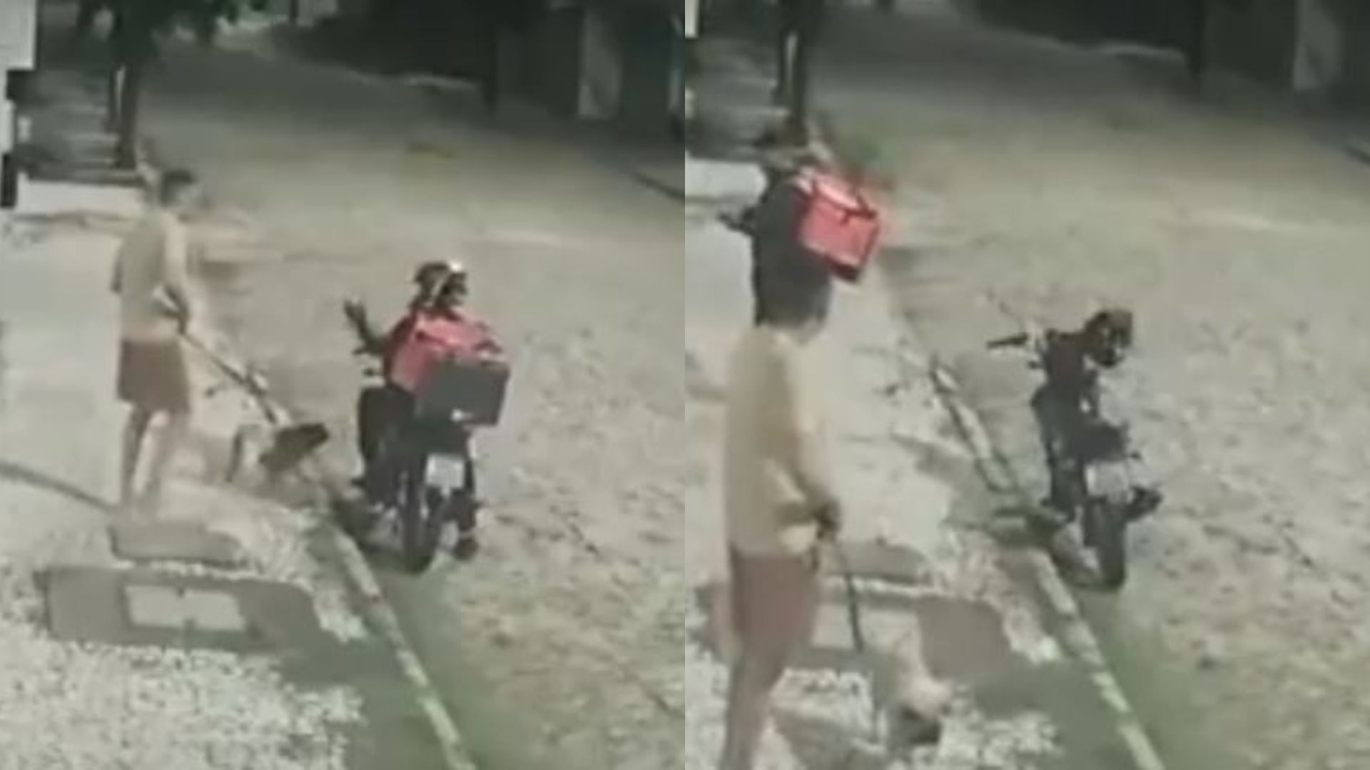 Policial confunde entregador com assaltante e atira duas vezes contra o trabalhador; ASSISTA