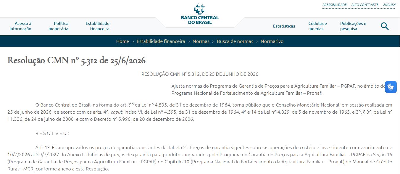 Novos valores