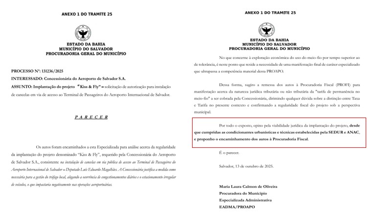 Parecer da Procuradoria Municipal