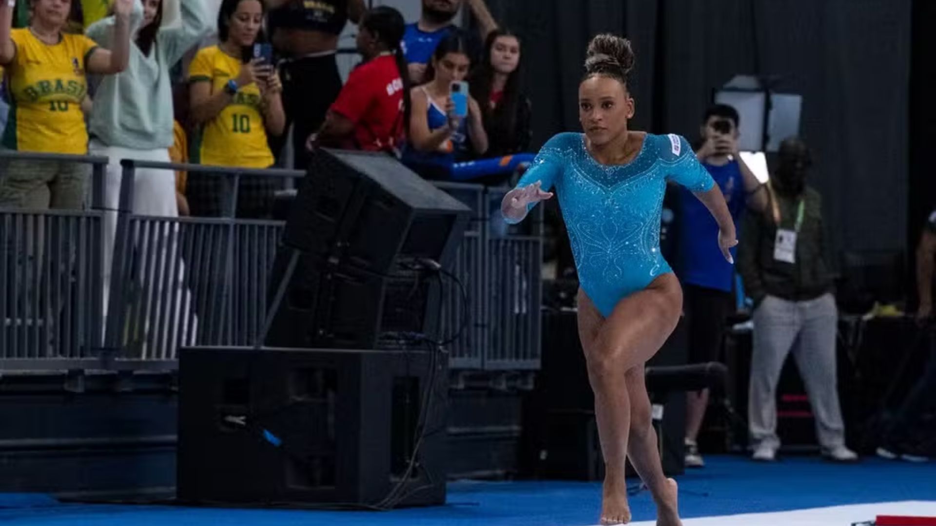 Rebeca Andrade volta ao topo após dois anos afastada e conquista ouro no Pan-Americano de Ginástica no Rio; ASSISTA