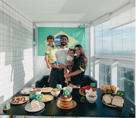 matheus cunha e familia