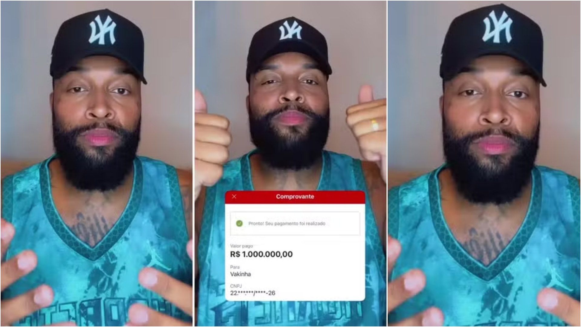nego di comprovante falso