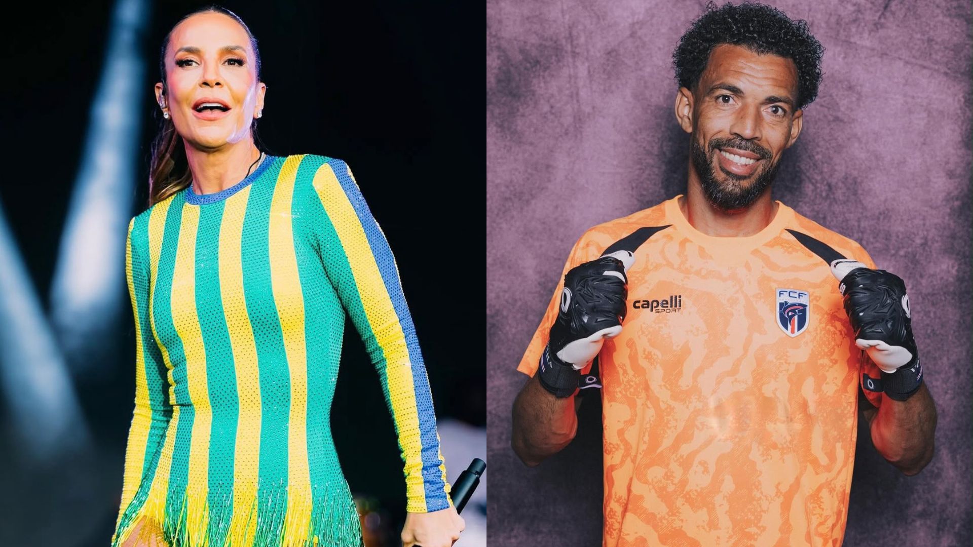 Ivete Sangalo convida goleiro Vozinha para show: 