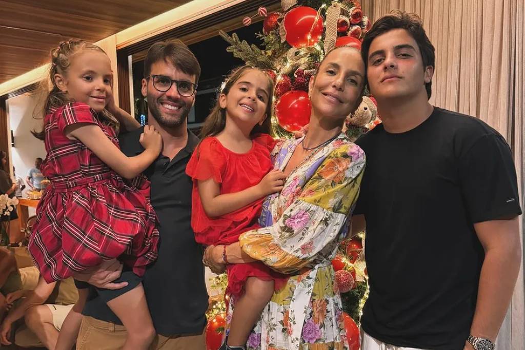 ivete, daniel e filhos
