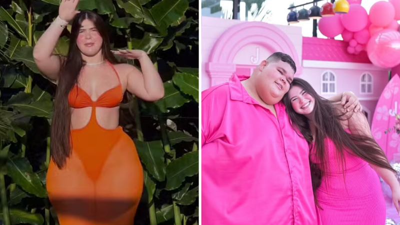 Focada na rotina fitness, influenciadora elimina 30kg para apoiar o noivo em processo de emagrecimento 