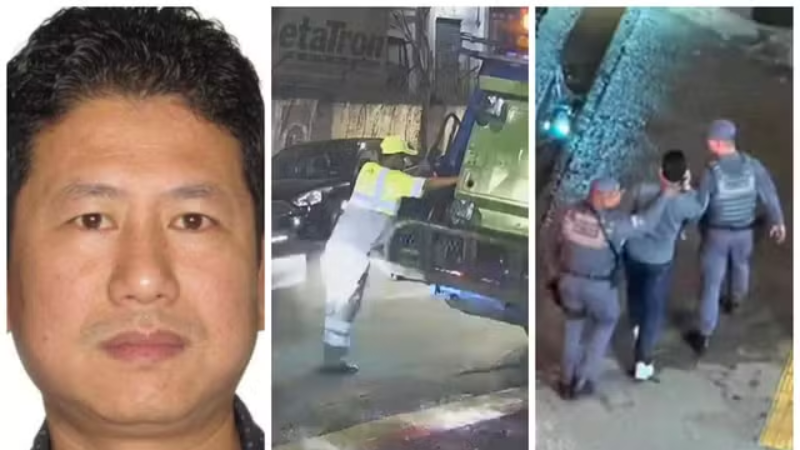 Garis paralisam coleta após morte de coletor atropelado por motorista bêbado 