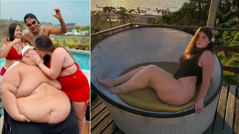 Focada na rotina fitness, influenciadora elimina 30kg para apoiar o noivo em processo de emagrecimento 