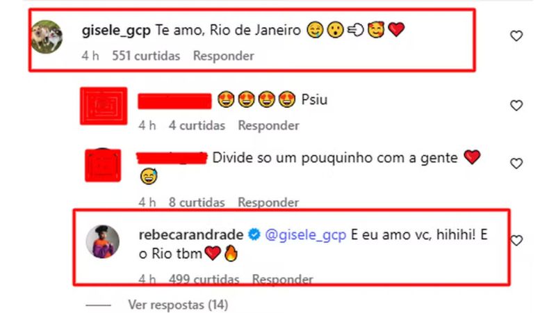 Flagras na praia, passeio de barco com alianças iguais e vídeo com beijo marcam as aparições recentes da ginasta com Gisele