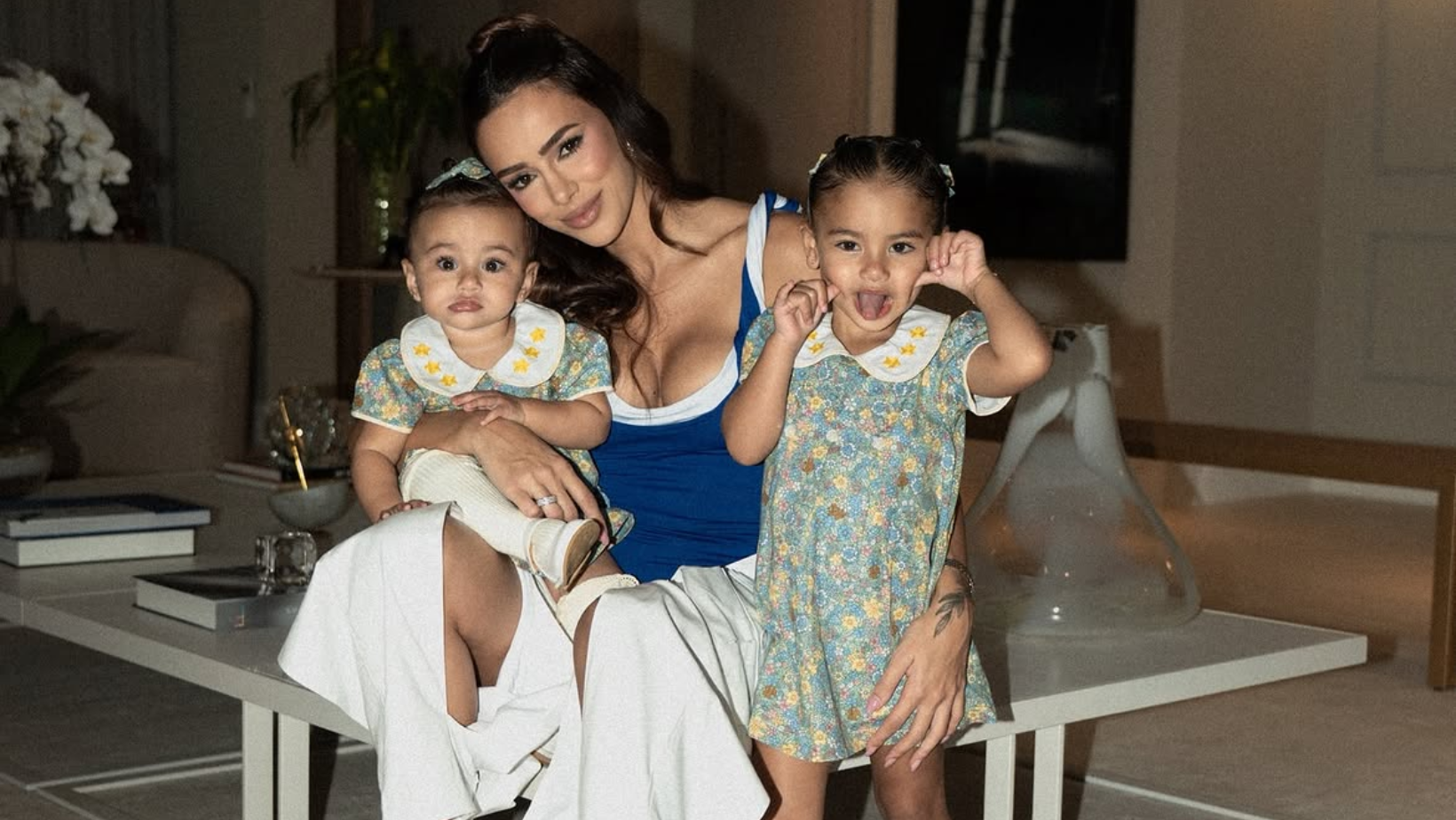 Bruna e família 