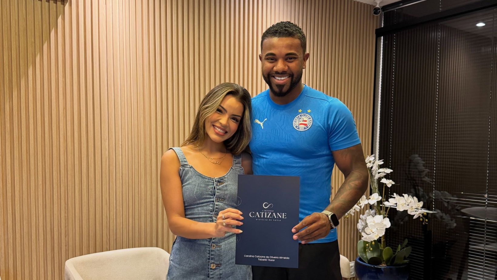 Davi Brito e Emily 