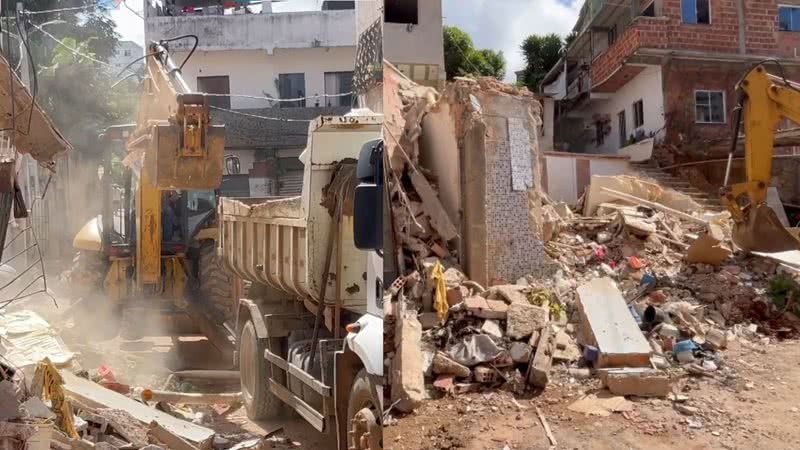 Desabamento em Luiz Anselmo deixou três mortos em maio de 2026. Foto: Reprodução