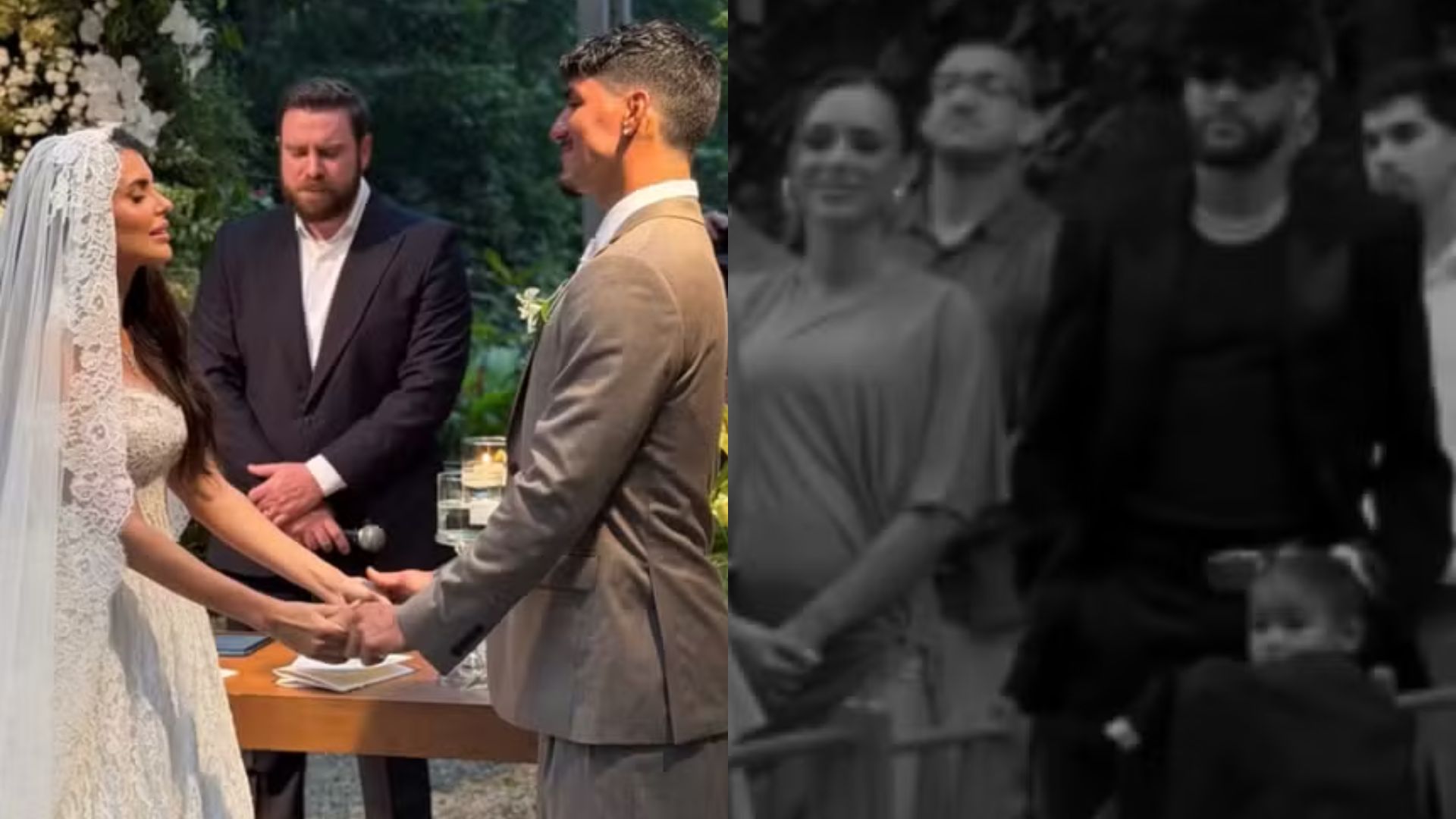 Neymar e Biancardi marcam presença em casamento intimista de Gabriel Medina e Isabella Arantes; veja fotos - QTU Questões do Universo