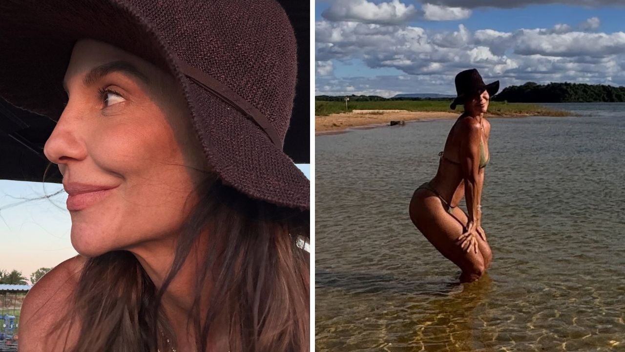 De férias, Ivete Sangalo exibe curvas ao posar de biquíni; confira