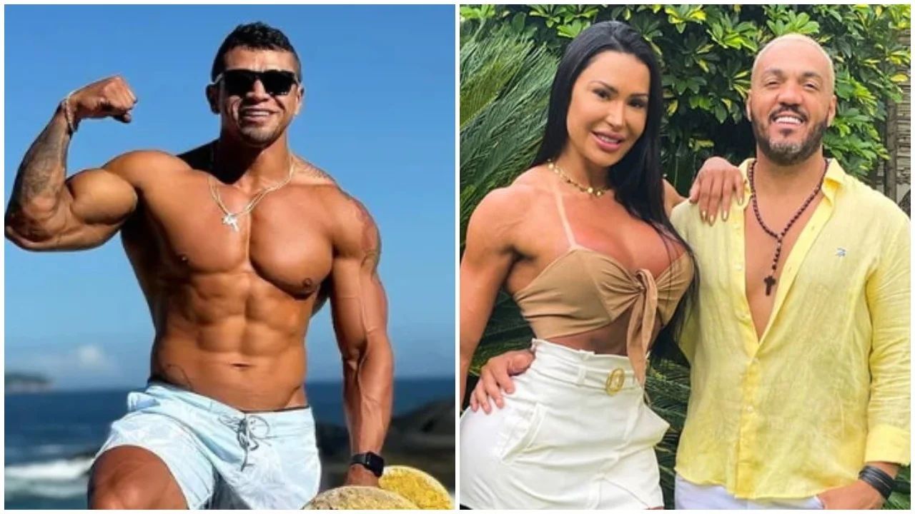 Foto: Gilsão e Gracyanne | Reprodução: redes sociais