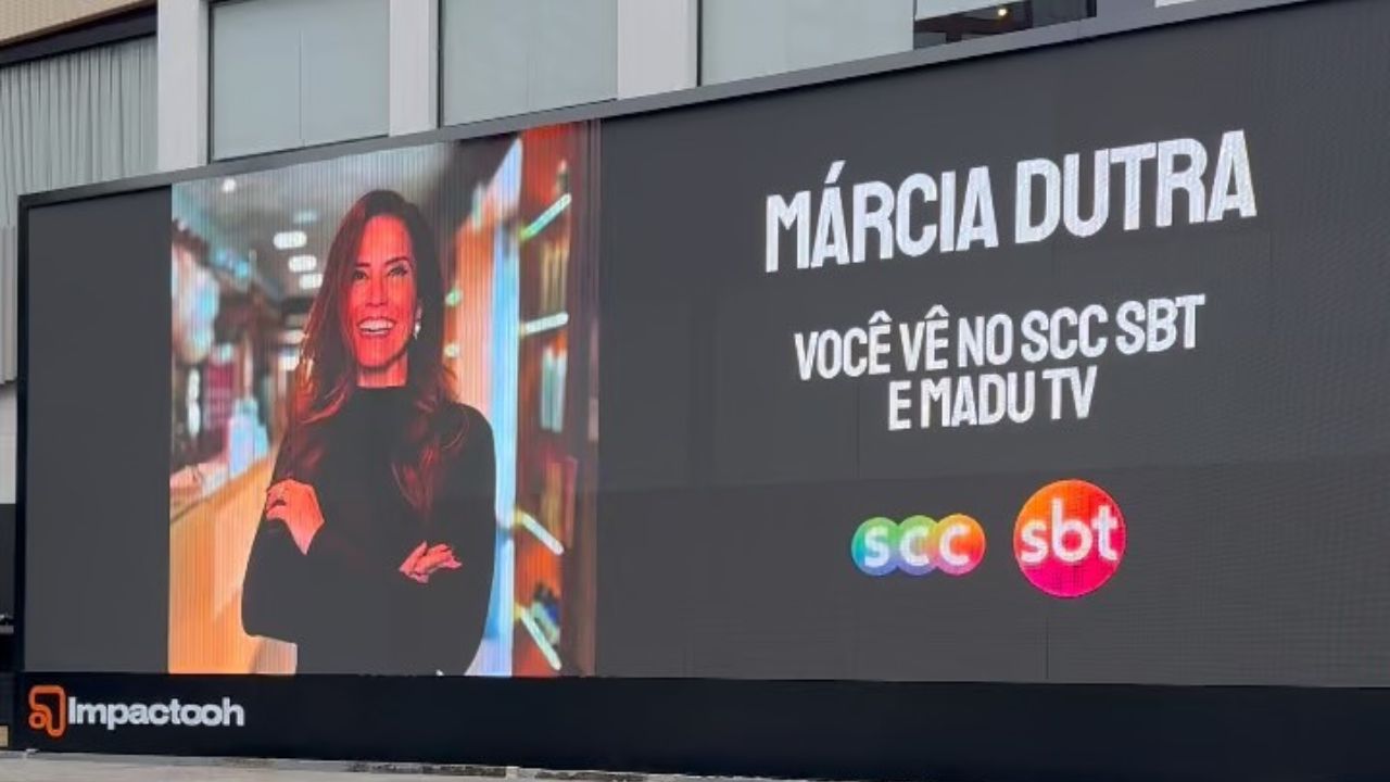 Foto: Jornalista Mácia Dutra no SBT