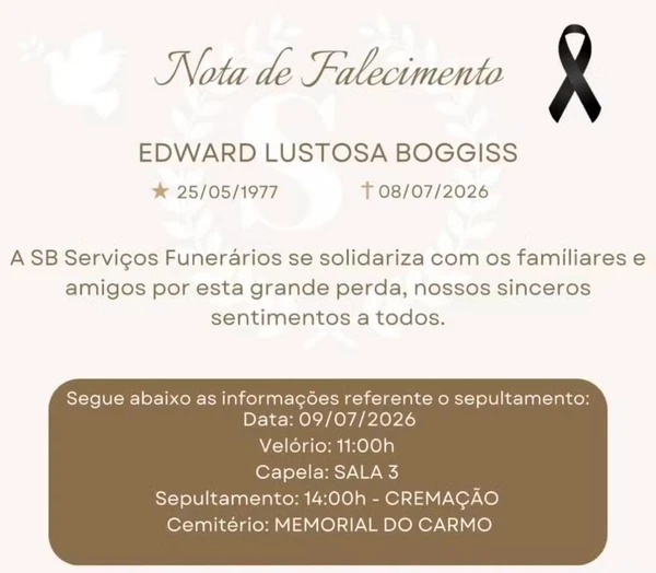 card falecimento